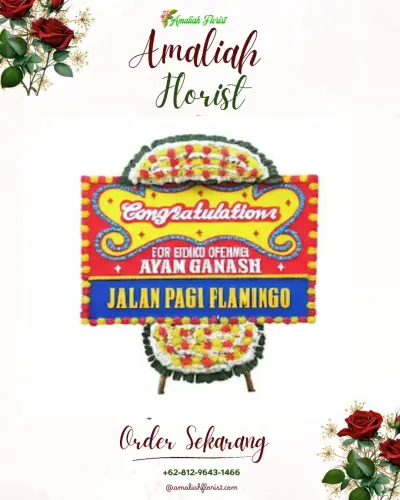 Bunga Papan Congratulation di Pilangbango